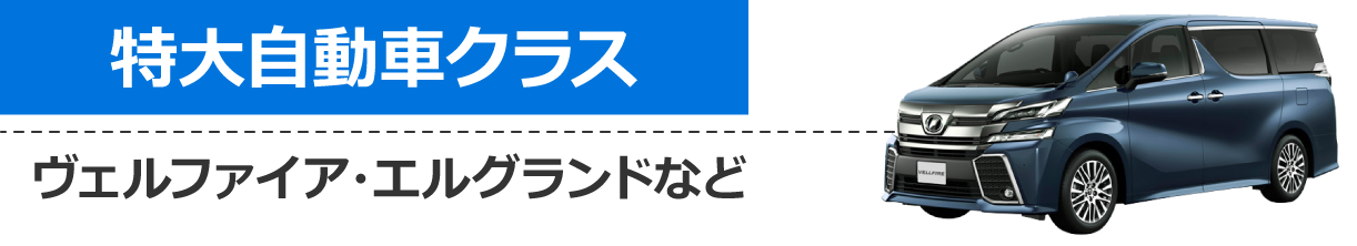 特大乗用車