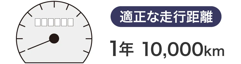 適正な走行距離
